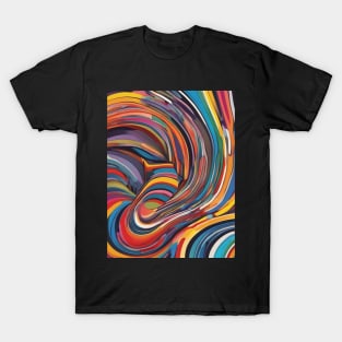 Multicolor digital art: an explosion of creativity. T-Shirt